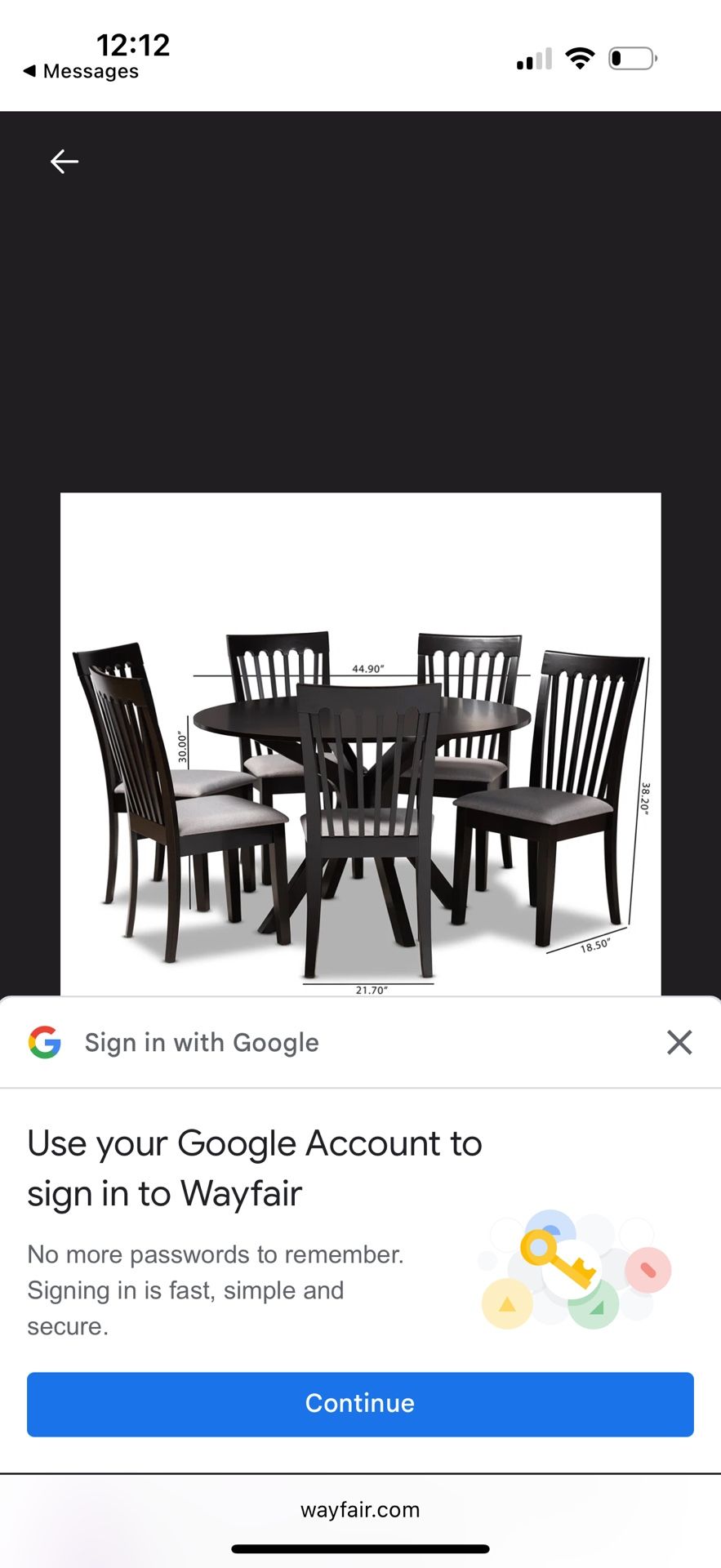 Dining Table Brown