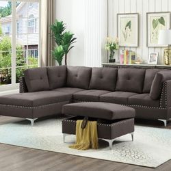 Astra Brown Sectional

