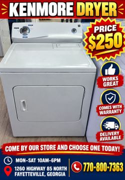 Kenmore Dryer for Sale 
(Works Great) Delivery & Warranty Available