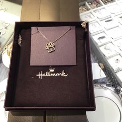 Hallmark Silver Diamond Necklace