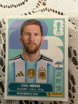 Sticker de messi.  $50