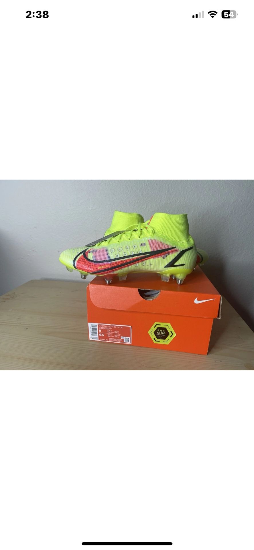 Nike Superfly 8 Elite SG-Pro Anti-Clog 'Motivation Pack’ CV0960-761 Men Sz 8