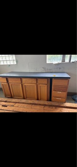 Cabinets and countertop