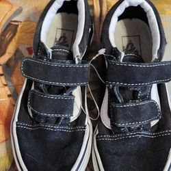 Vans Black Velcro Children's  Size 13