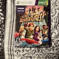 XBOX 360 Kinect Adventures Open Box Never Used 