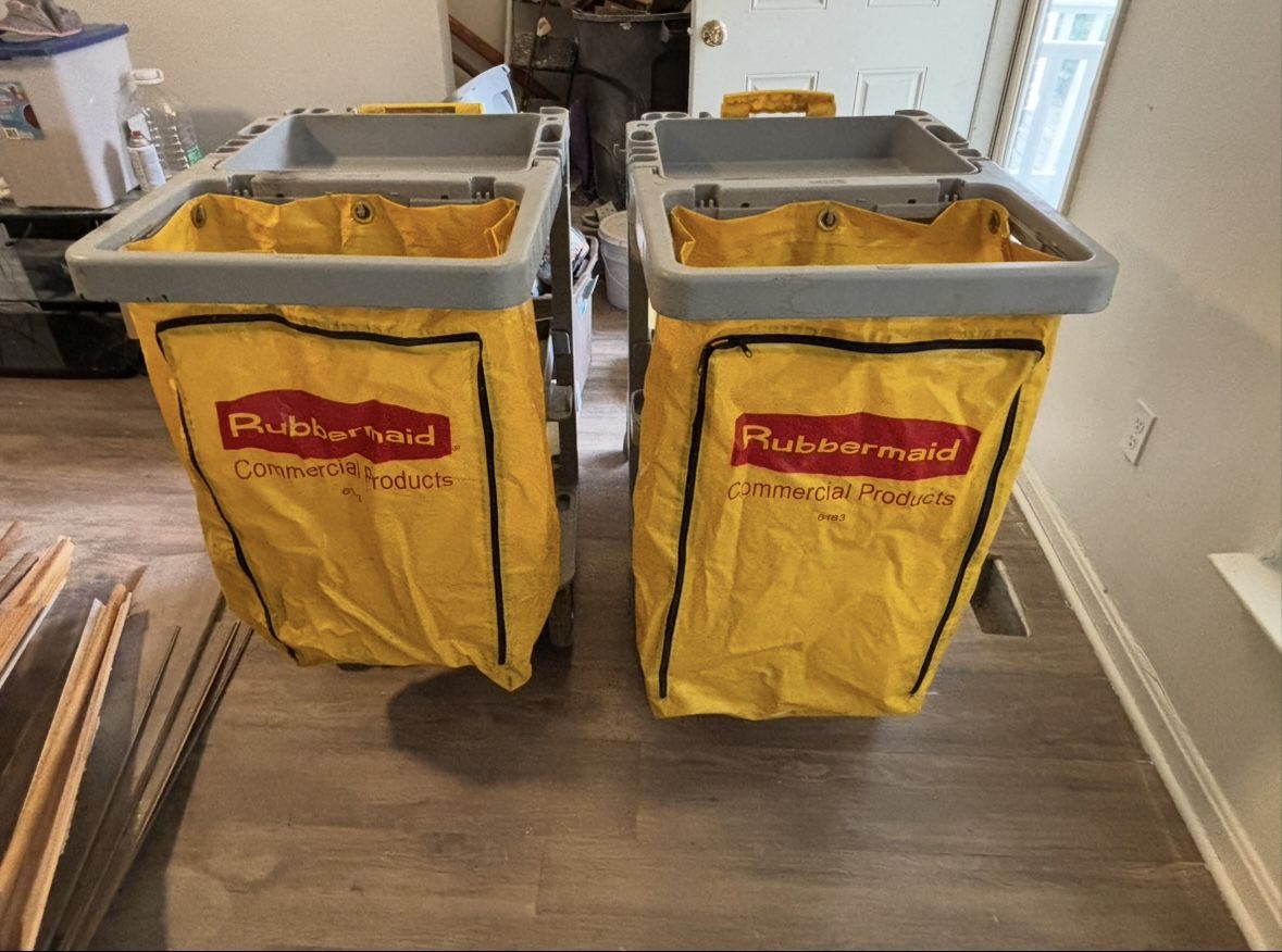 Rubbermaid Janitorial Cart
