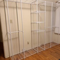 2ea Closet Rack (sold as set)