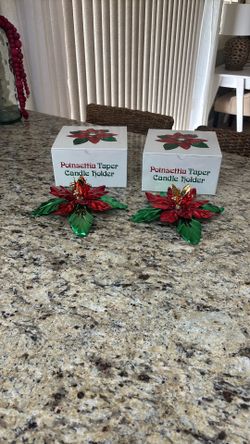Christmas Candle Holders 