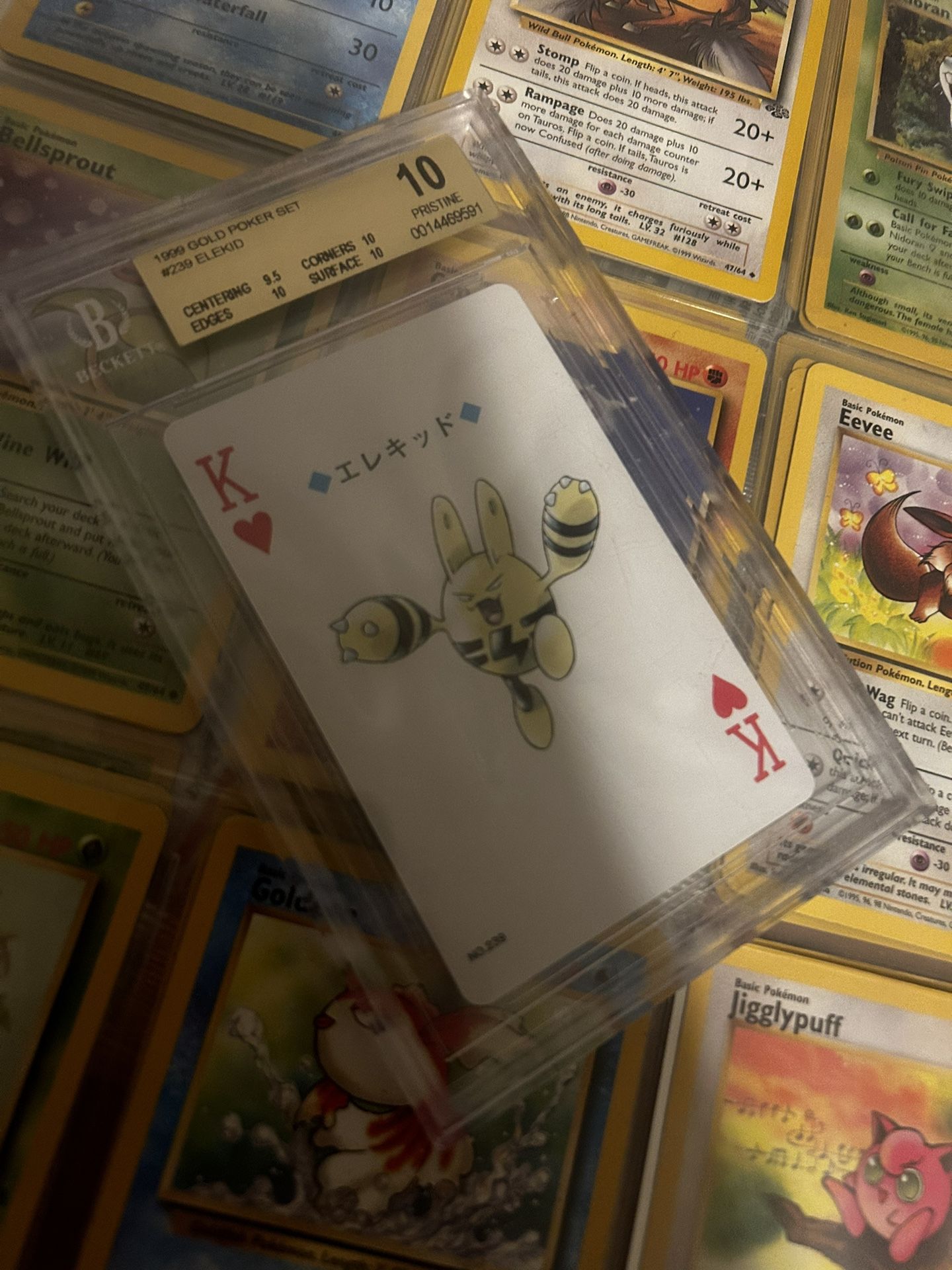1999 Gold Poker Set Pokémon