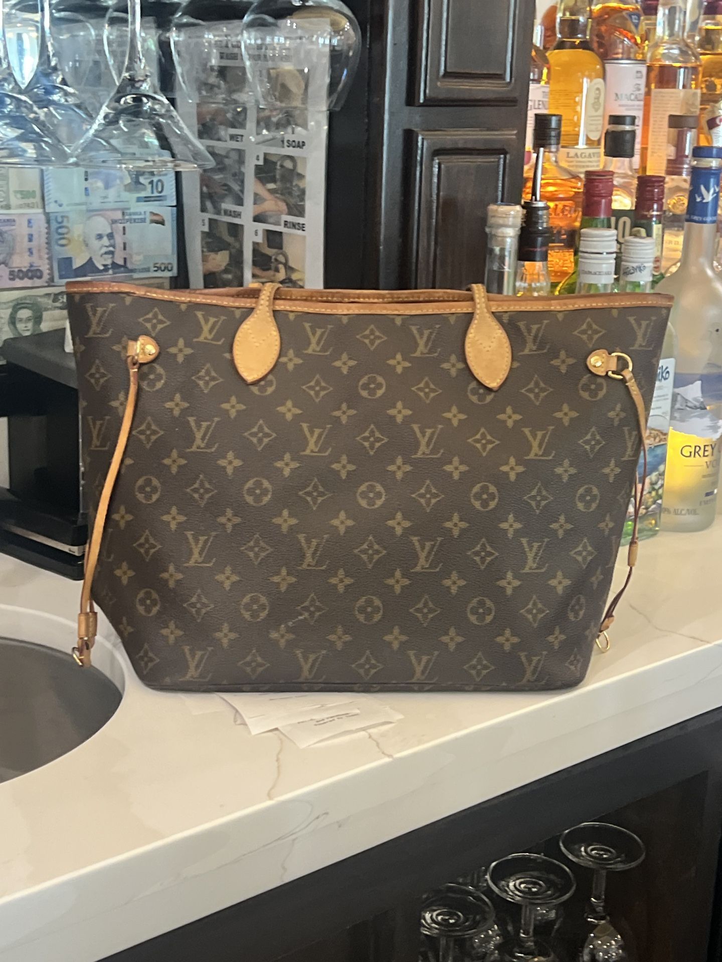 Louis Vuitton Neverfull Tote GM Brown Monogram Canvas