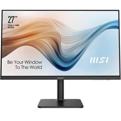 MSI 27" QHD monitor with arm desk mount