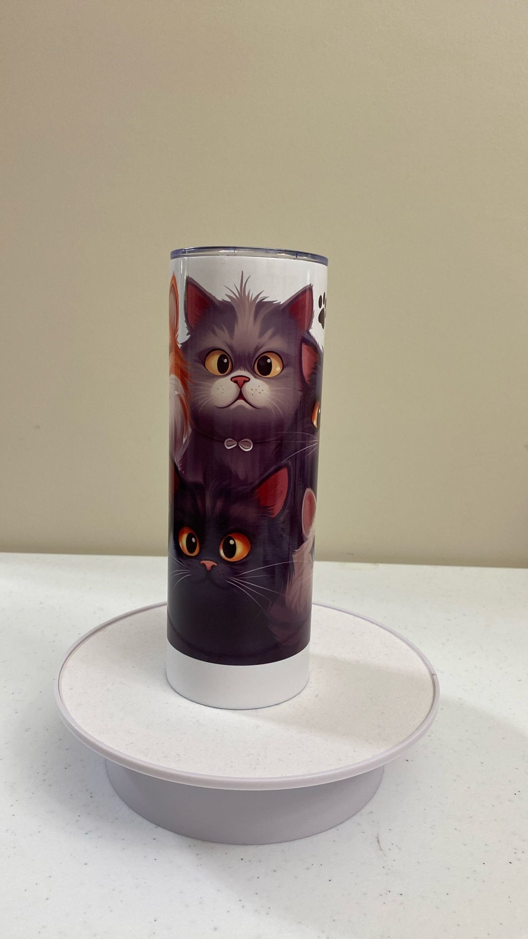 Six Cats Tumblr, For Hot And Cold Drinks, New, (item T207A)