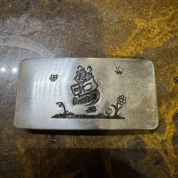 Winnie the Pooh small Belt Buckle by Chambers Belt Co Made in USA