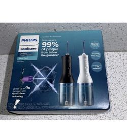 Philips Sonicare Cordless Rechargeable Power Water Flosser Bundle