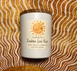 White Vanilla Soy Candle