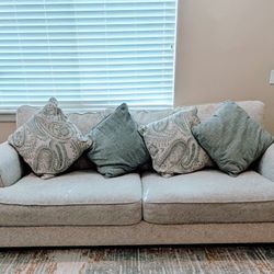 Ashley Monaghan Sofa Set With Loveseat And Overchair