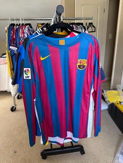 FC Barcelona Nike Long Sleeve Home Jersey
