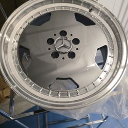 18 Inch Rims Fits Mercedes 5x112 Staggered Set 