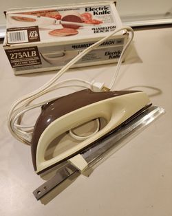 Vintage Hamilton Beach Scovill 275ALB Electric Knife w/ Box