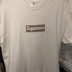 Supreme Burberry Box Logo Shirt