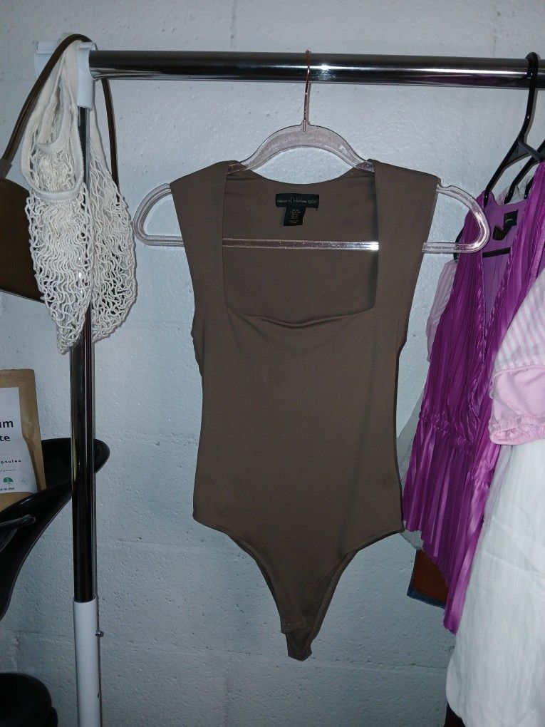 House Of Harlow Brown Bodysuit