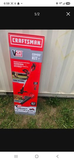 Lawn trimmer and blower kit