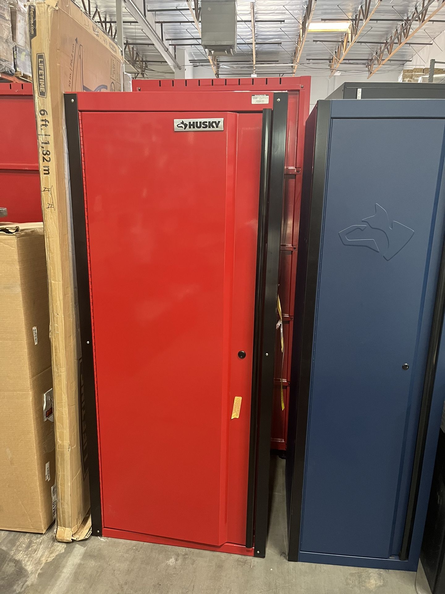 Husky 27.5 in. Professional Duty Side Tool Chest Locker with Casters in Red