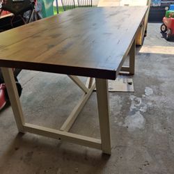 Trestle Solid Wood Table 