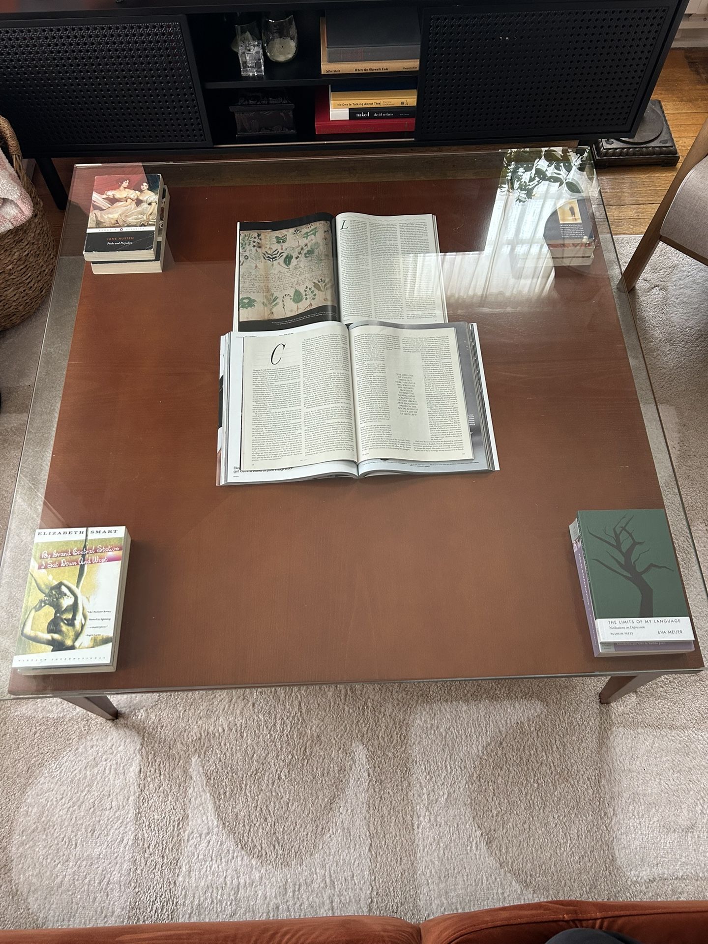 Glass Top Coffee Table