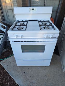 White Gas Range Stove 4-Burner