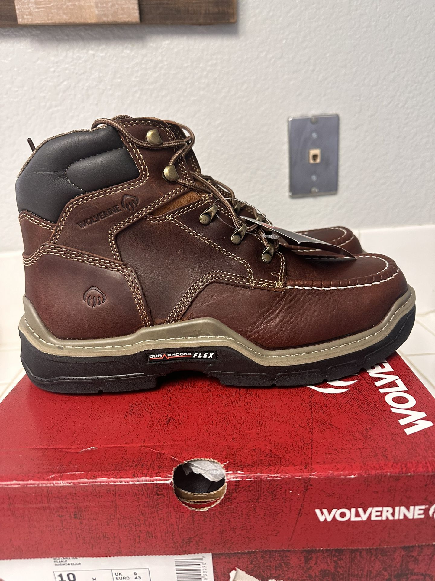 Brand New Wolverine Work Boots For Men. Size 10. Carbon Toe 