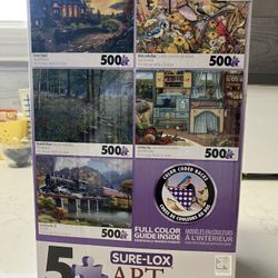 Sure-Lox Art Gallery Puzzle Set