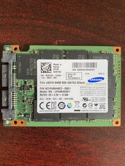 Samsung uSATA SSD