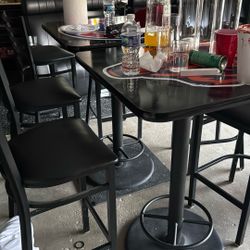2 Pub Tables With Chairs Used But Great Condition