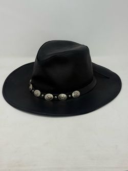 Henschel Hatco "Dude Hat" Dakota black cowhide leather Brand-new