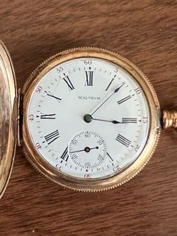 Waltham pocket watch gold