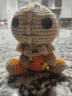Hand Crocheted Sam Doll 12$ 