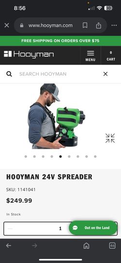 NEW : HOOYMAN Battery Powered Spreader 