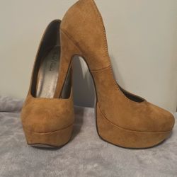 Michael Antonio Size 7 Mustard Stilettos