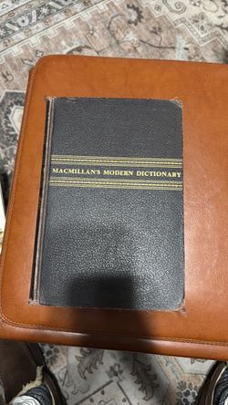 Vintage MacMillans modern dictionary 1938