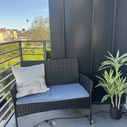 Black Outdoor Patio Set