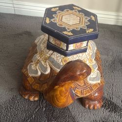 Ceramic Vintage Colorful Turtle