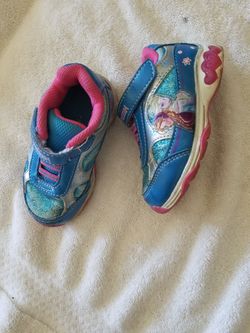Disney toddler girl frozen light-up shoes sz#6