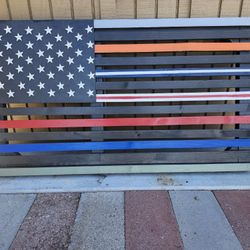 1st Responders Flag - Woodcraft