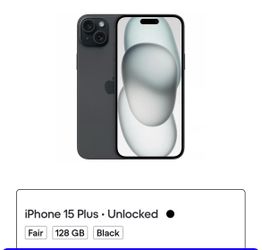 iPhone 15 plus 128gb  never been used
