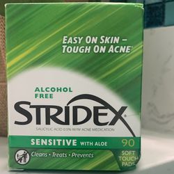 STRIDEX SENSITIVE ACNE PADS