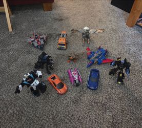 Transformers lot of 11 Hasbro figures