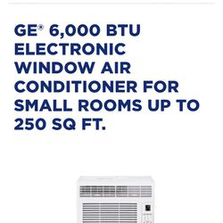 Ge 6,000Btu electric window air conditioner 