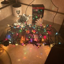 Christmas Lights-Clear & Multi-$5