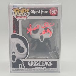 Ghost Face Funko Pop #1607 autographed by Skeet Ulrich inscribed "Billy"